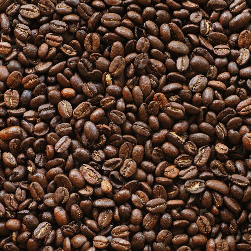 Dark roasted espresso beans