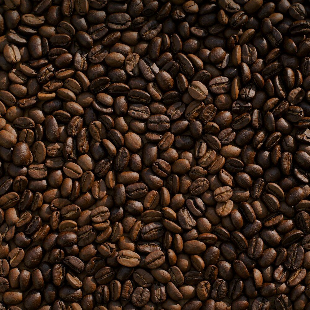Roasted beans of the Mihbaj House blend